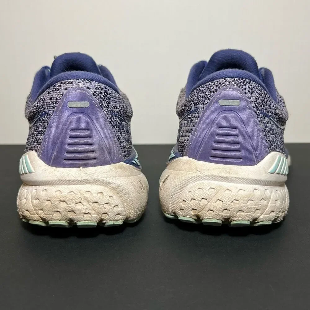 Womens BROOKS Adrenaline GTS 21 Purple Running Shoes / Size 8 Medium - Picture 4 of 9